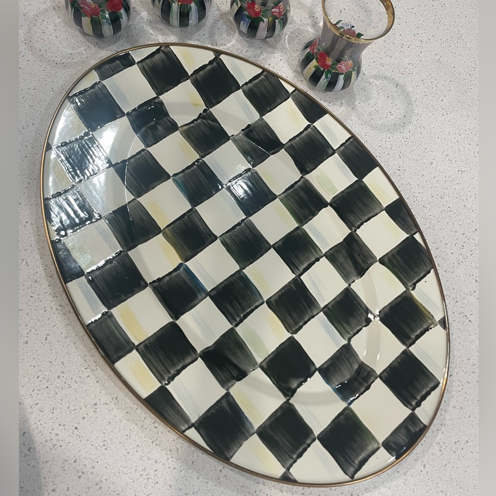Mackenzie Childs Oval platter